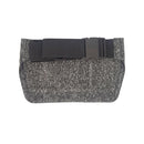 Rock Space Slim Sports Waist Bag Transparent Window Version (Black)