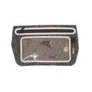 Rock Space Slim Sports Waist Bag Transparent Window Version (Black)