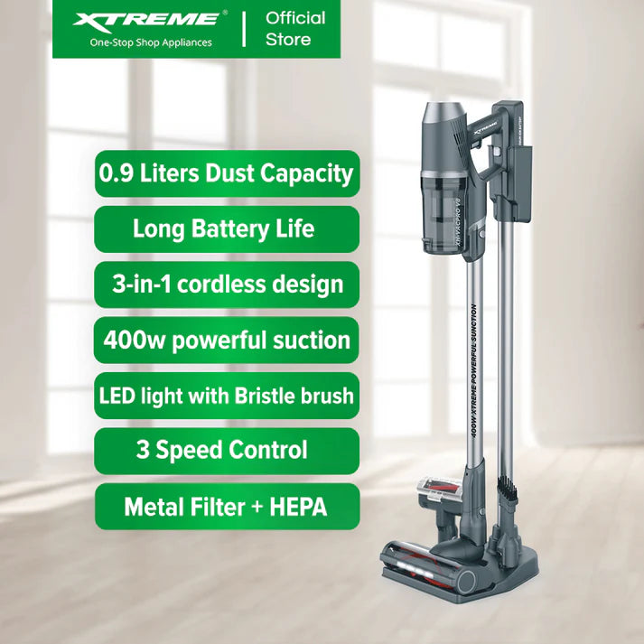 XTREME HOME PROFESSIONAL CORDLESS VACUUM XH-VACPROV8 (For branch pick up only)