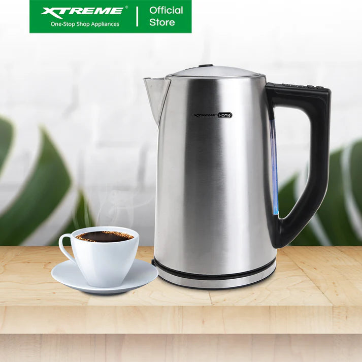 XTREME HOME STAINLESS STEEL KETTLE , 6 PRESET HEAT SETTINGS 2000W, 1.9L (For branch pick up only)