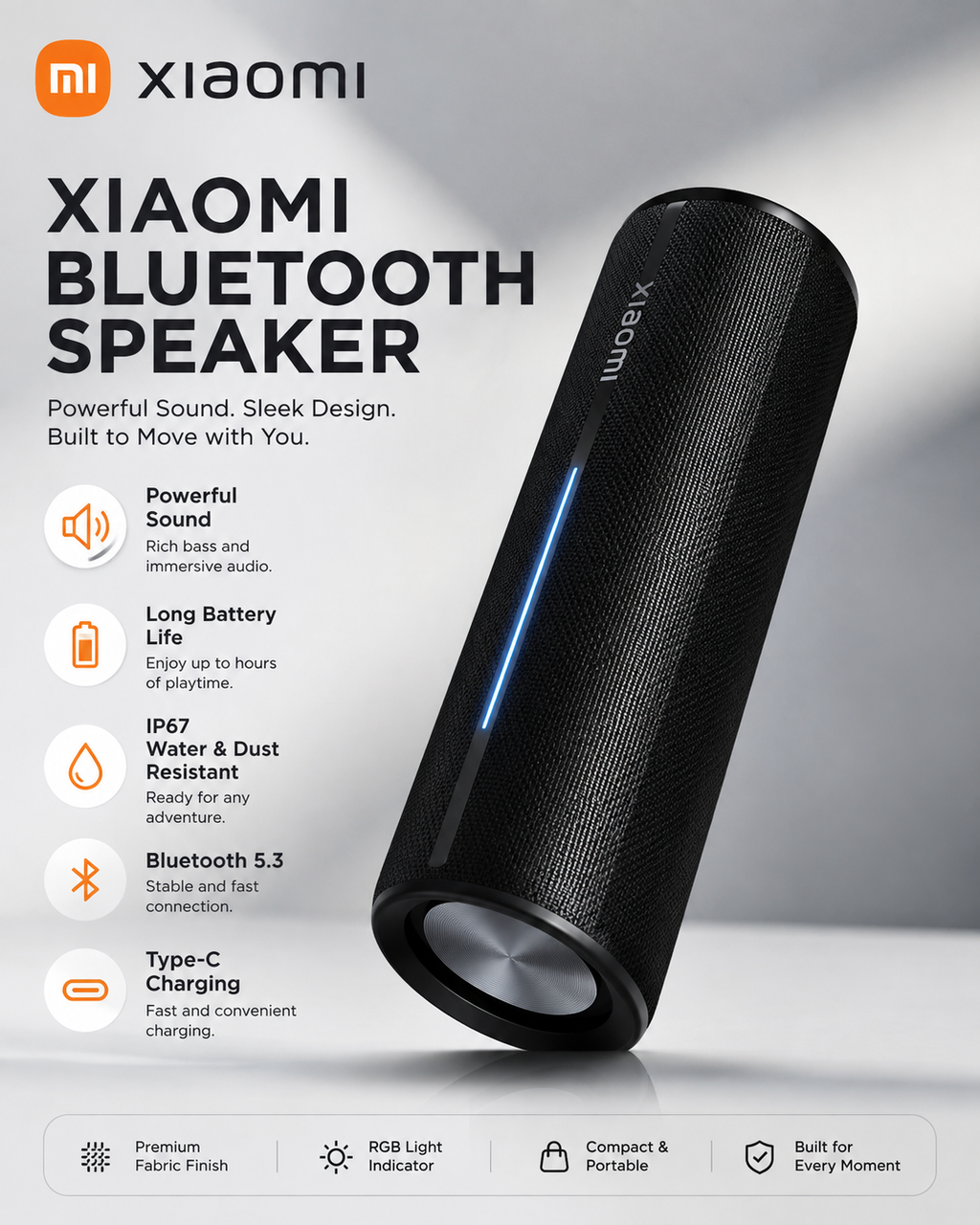 Xiaomi Bluetooth Speaker 本体　ASM02G XIAOMI BLUETOOTH SPEAKER BLACK ASMO2G – Save 'N Earn Wireless