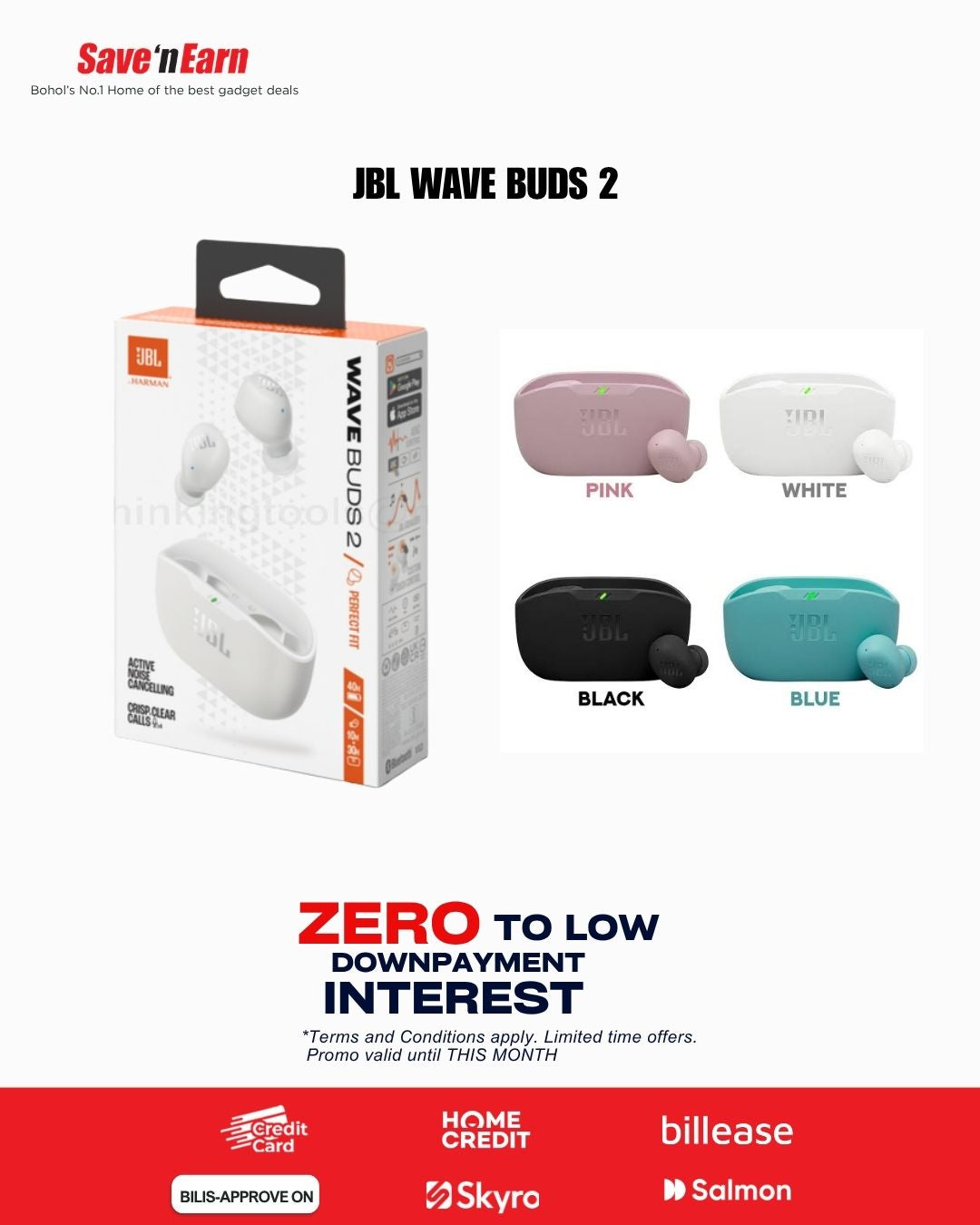 HARMAN JBL WAVE BEAM 2 & WAVE BUDS 2