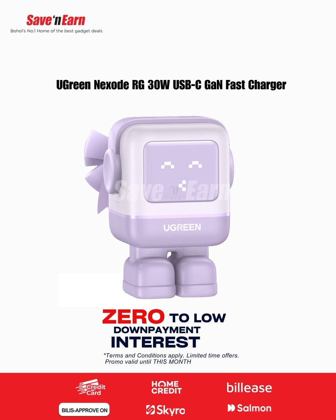 UGreen Nexode RG 30W USB-C GaN Fast Charger