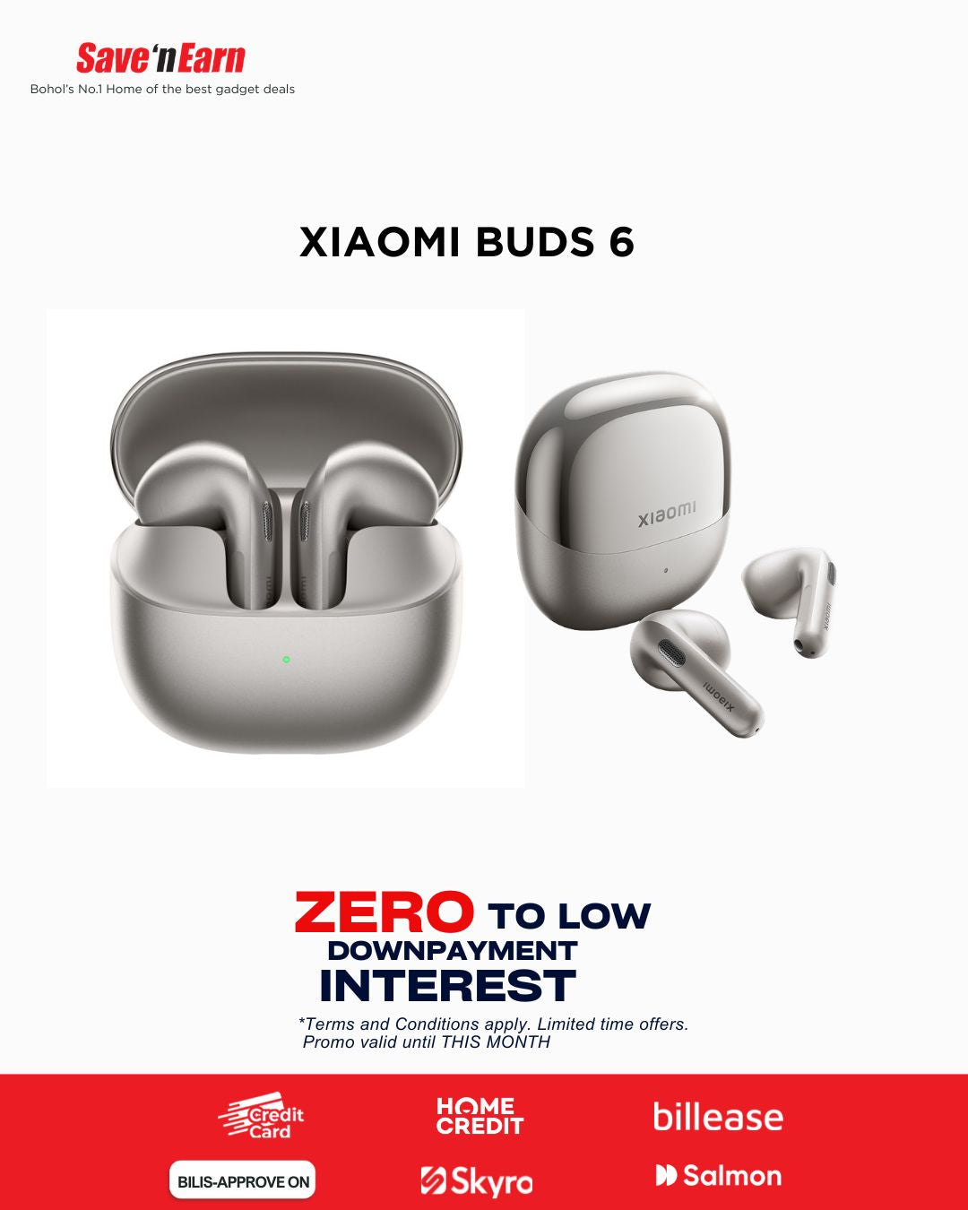 REDMI BUDS 6 PRO & XIAOMI BUDS 6