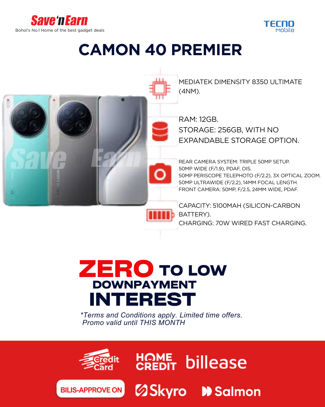 Tecno Camon 40 premier 5g