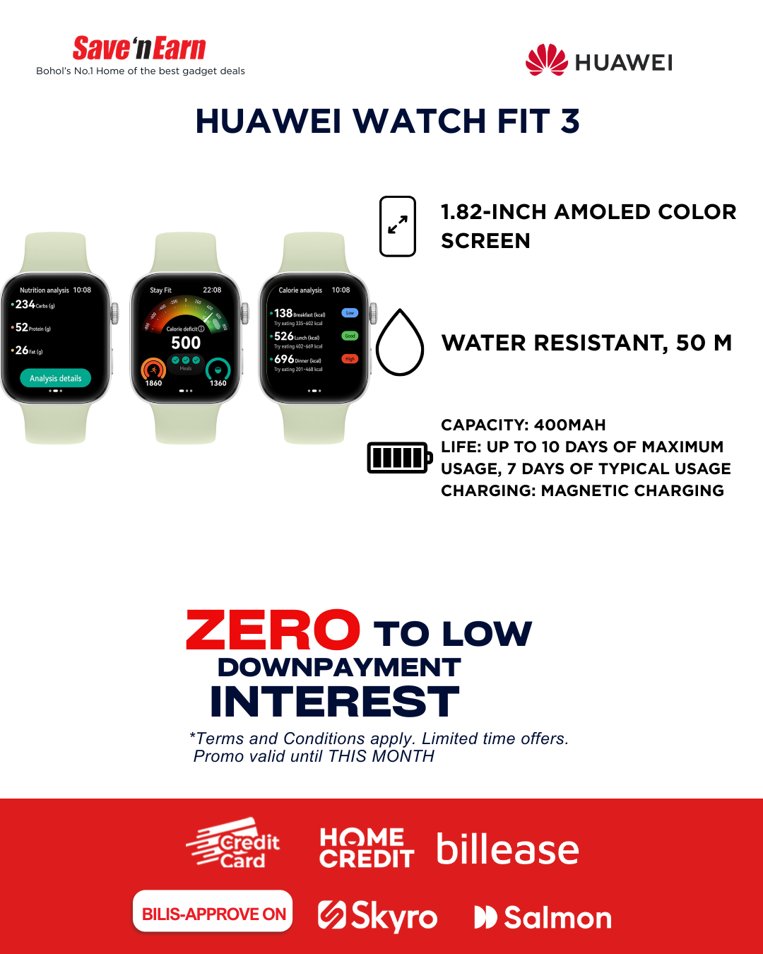HUAWEI WATCH FIT 3