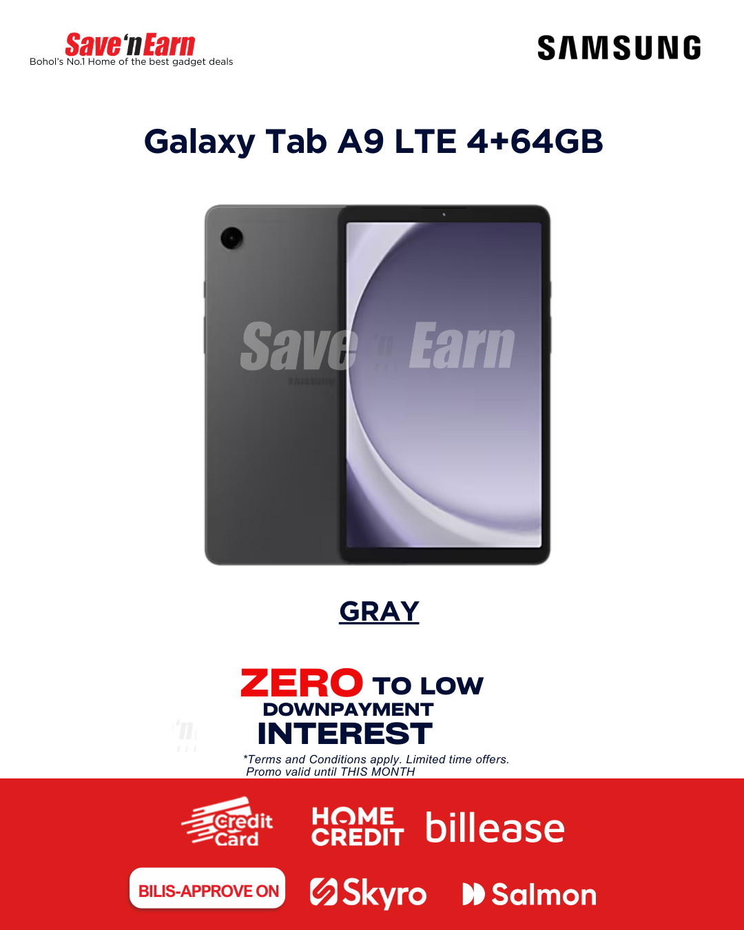 Galaxy Tab A9 LTE 4+64GB