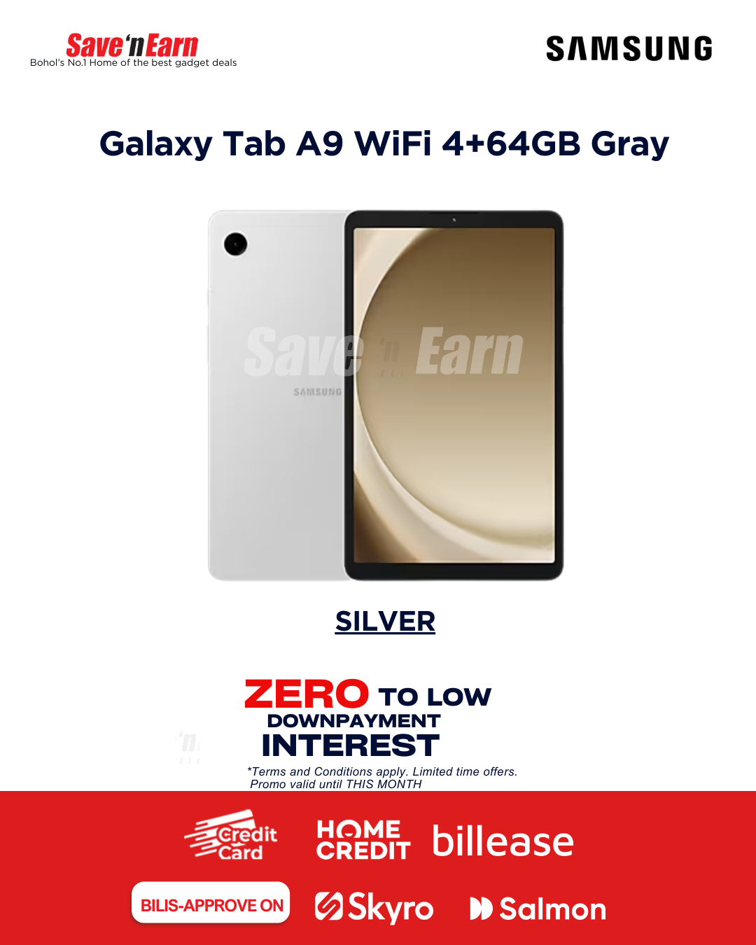 Galaxy Tab A9 WiFi 4+64GB