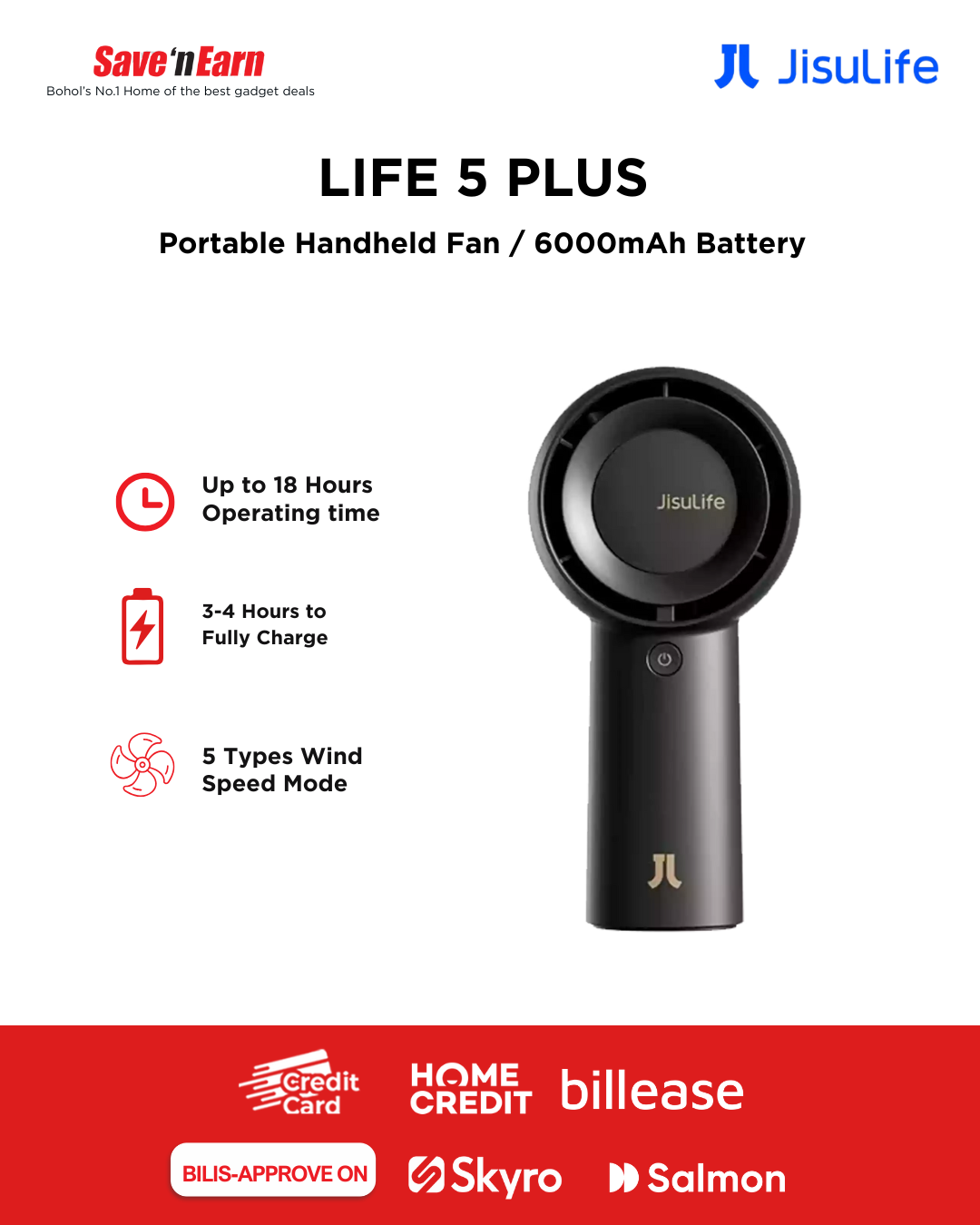 JISULIFE LIFE 5 PLUS 6000maH