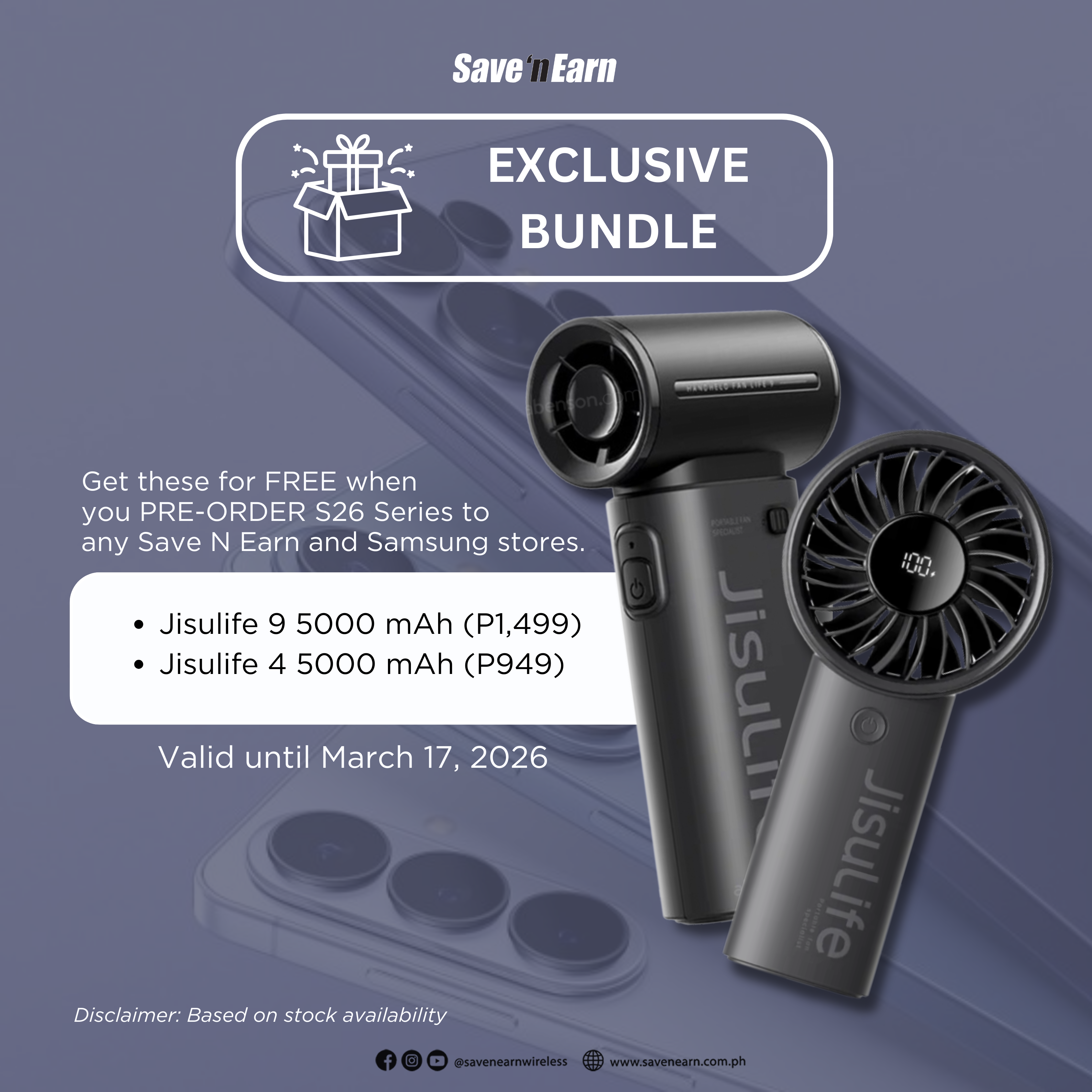 SAMSUNG GALAXY S26  SERIES (PRE ORDER)