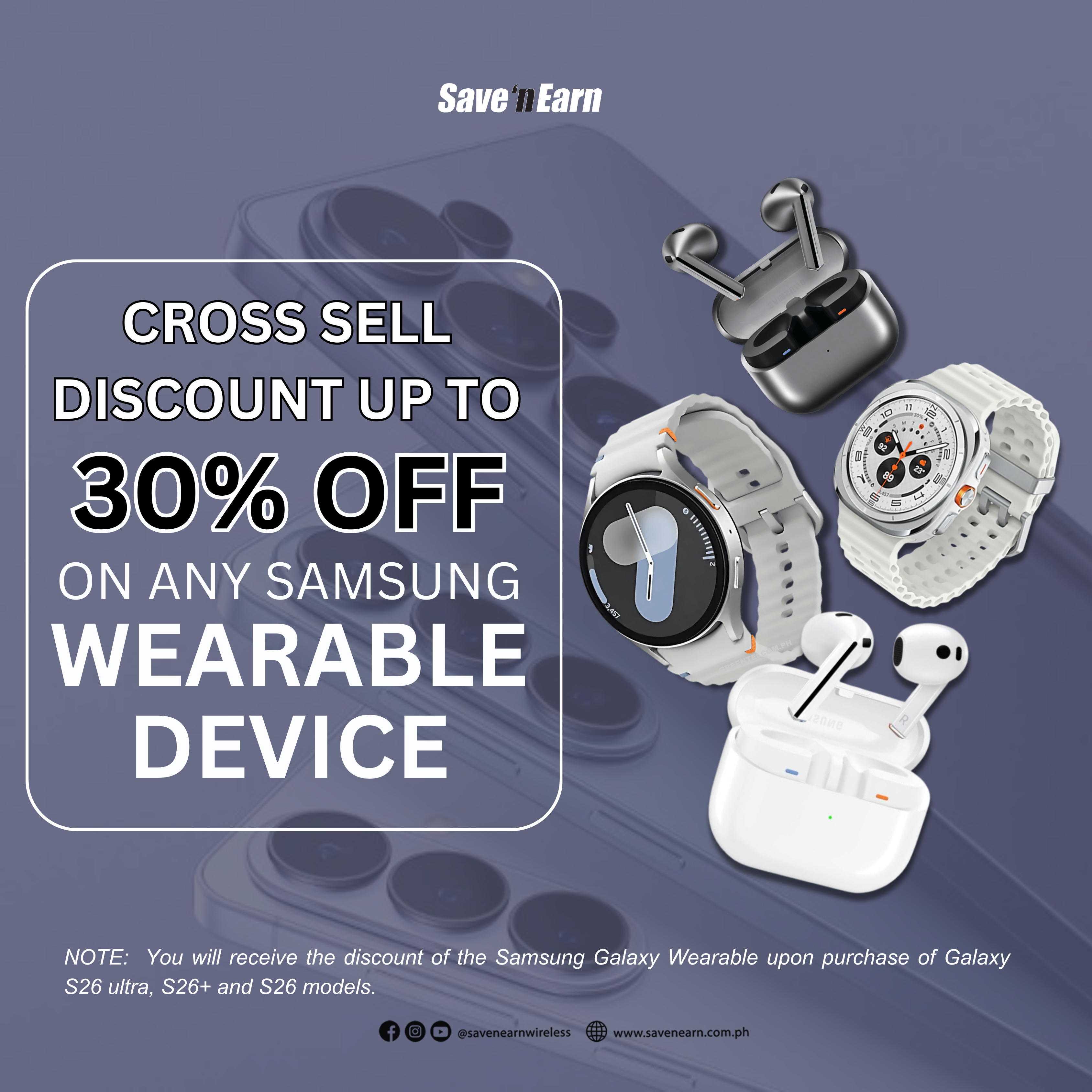 SAMSUNG GALAXY S26  SERIES (PRE ORDER)