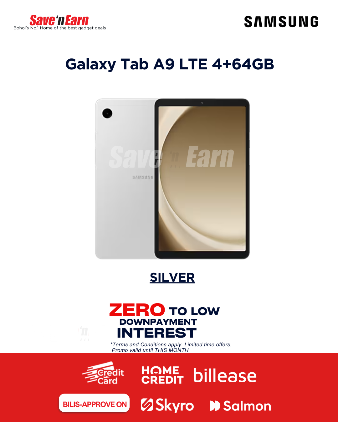 Galaxy Tab A9 LTE 4+64GB