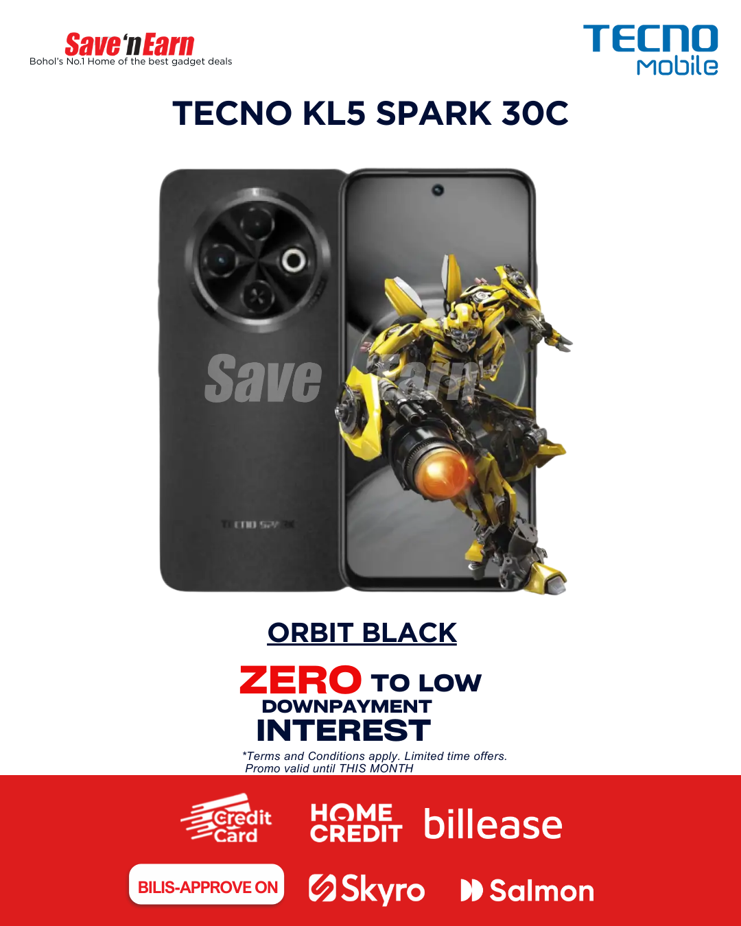 TECNO KL5 SPARK 30C