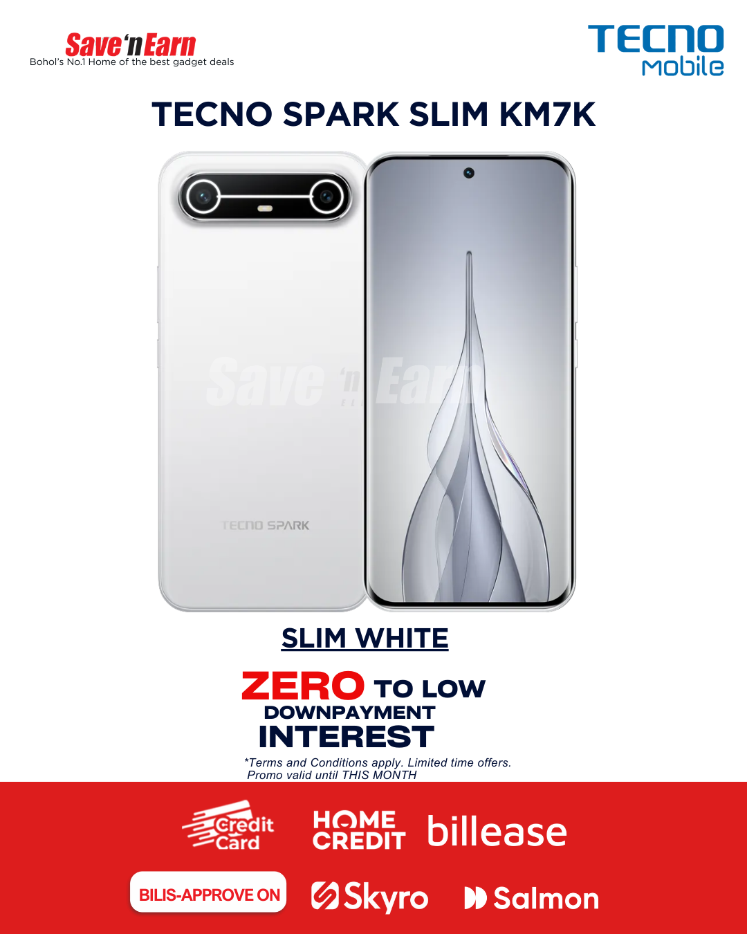TECNO SPARK SLIM KM7K