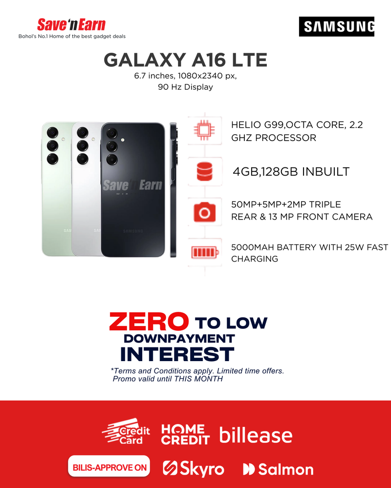 SAMSUNG GALAXY  A16 LTE