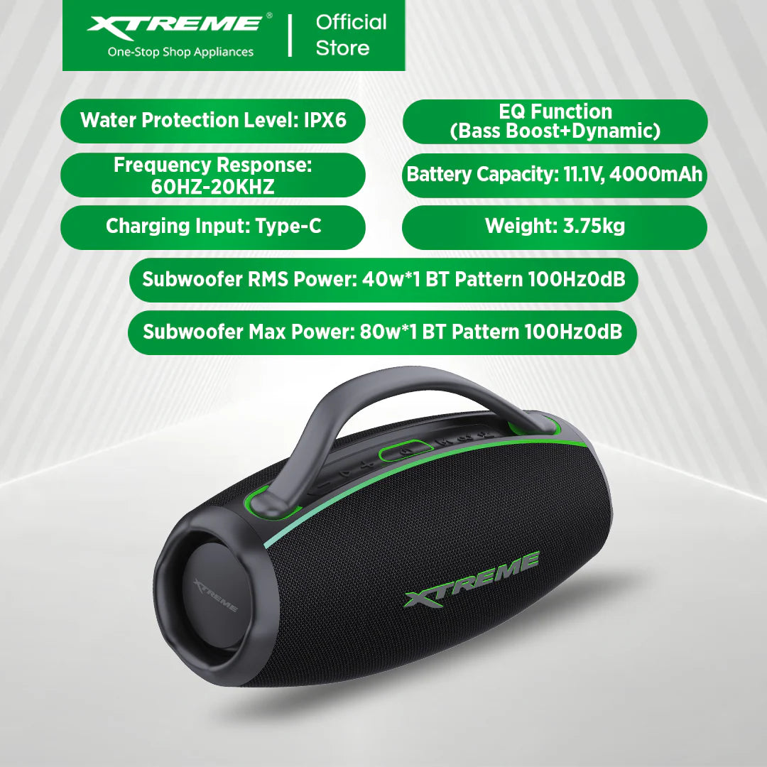 XTREME BOOM SPEAKER X-BOOM2 (For branch pick up only)