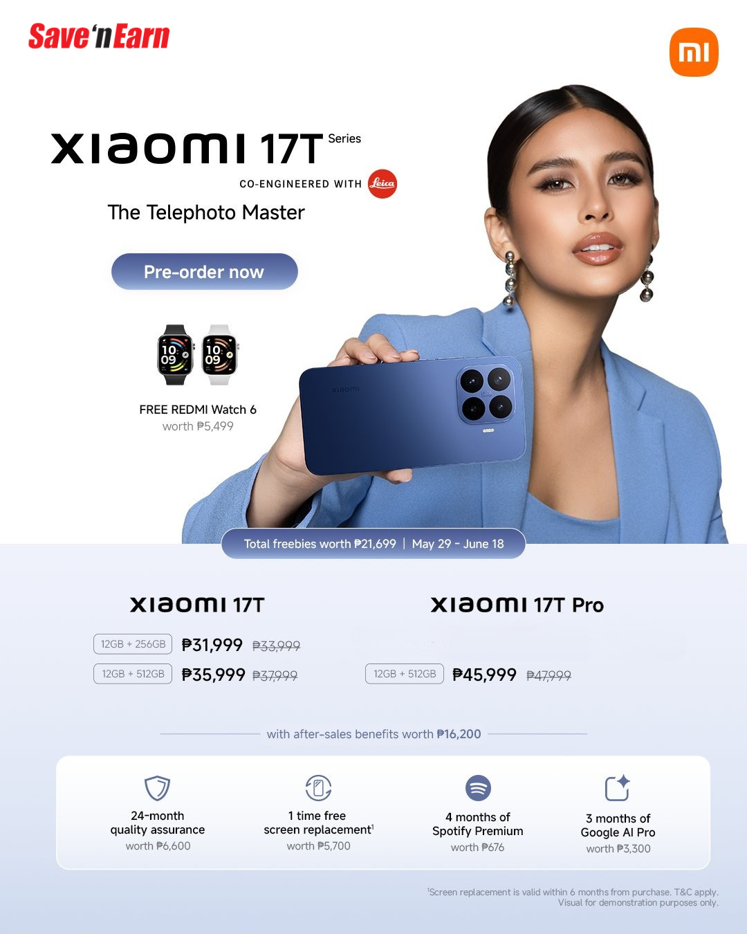 XIAOMI 17T PRE-ORDER