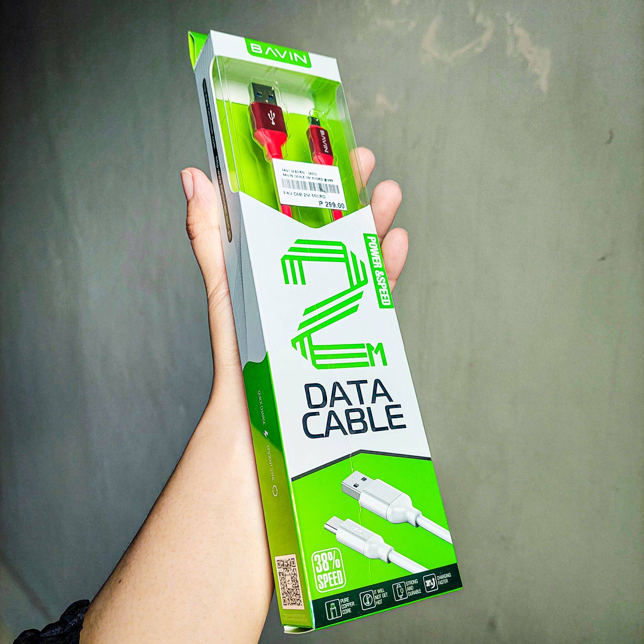 Bavin  CA269 2M Fast Charge Micro USB Data Cable