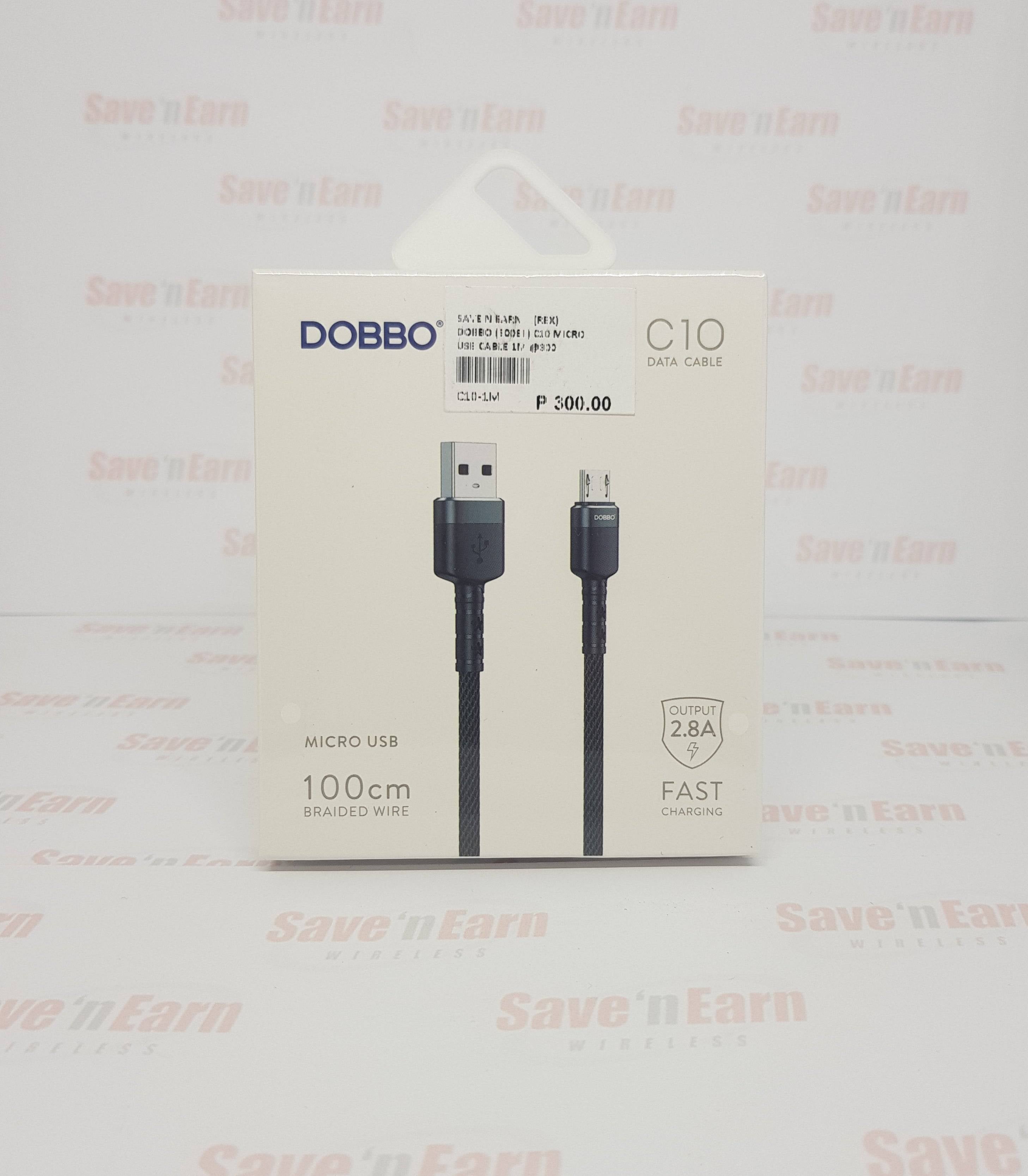 Dobbo C10 Data Cable Micro USB 150cm Braided Wire - Black