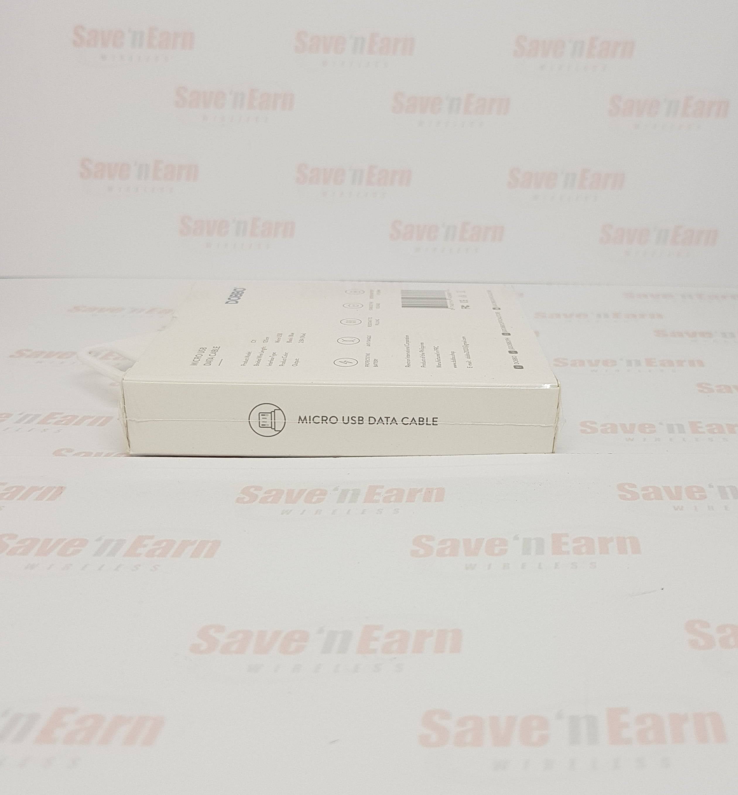 Dobbo C11 Data Cable Micro USB 120cm Braided Wire- Black