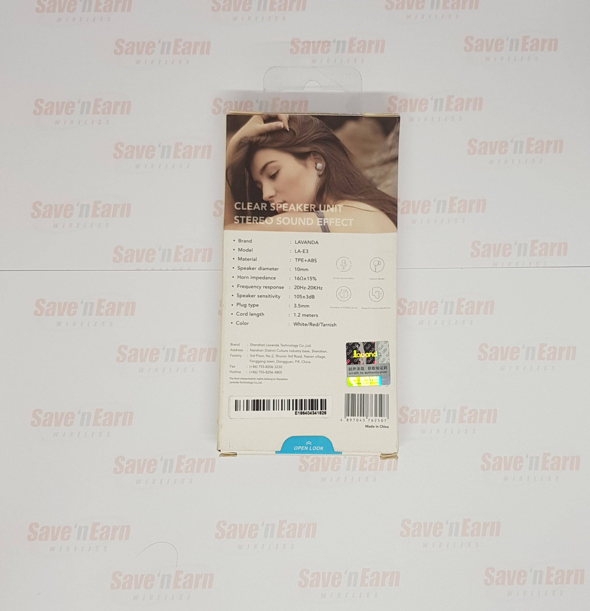 Lavanda Puresound Series E3 Stereo Headset