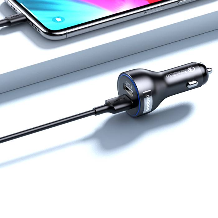 Motivo D10 Car Charger Dual Port Quick Charge