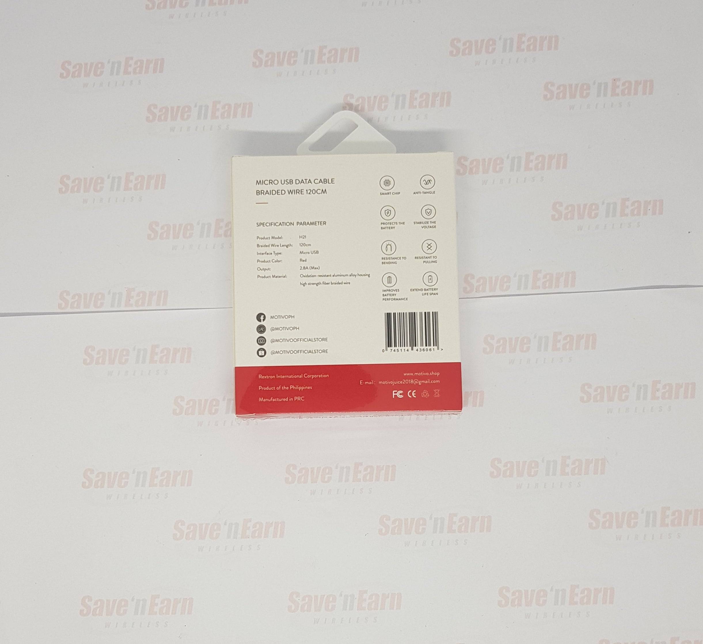 Motivo H21 Data Cable Braided Wire Type-C 120cm