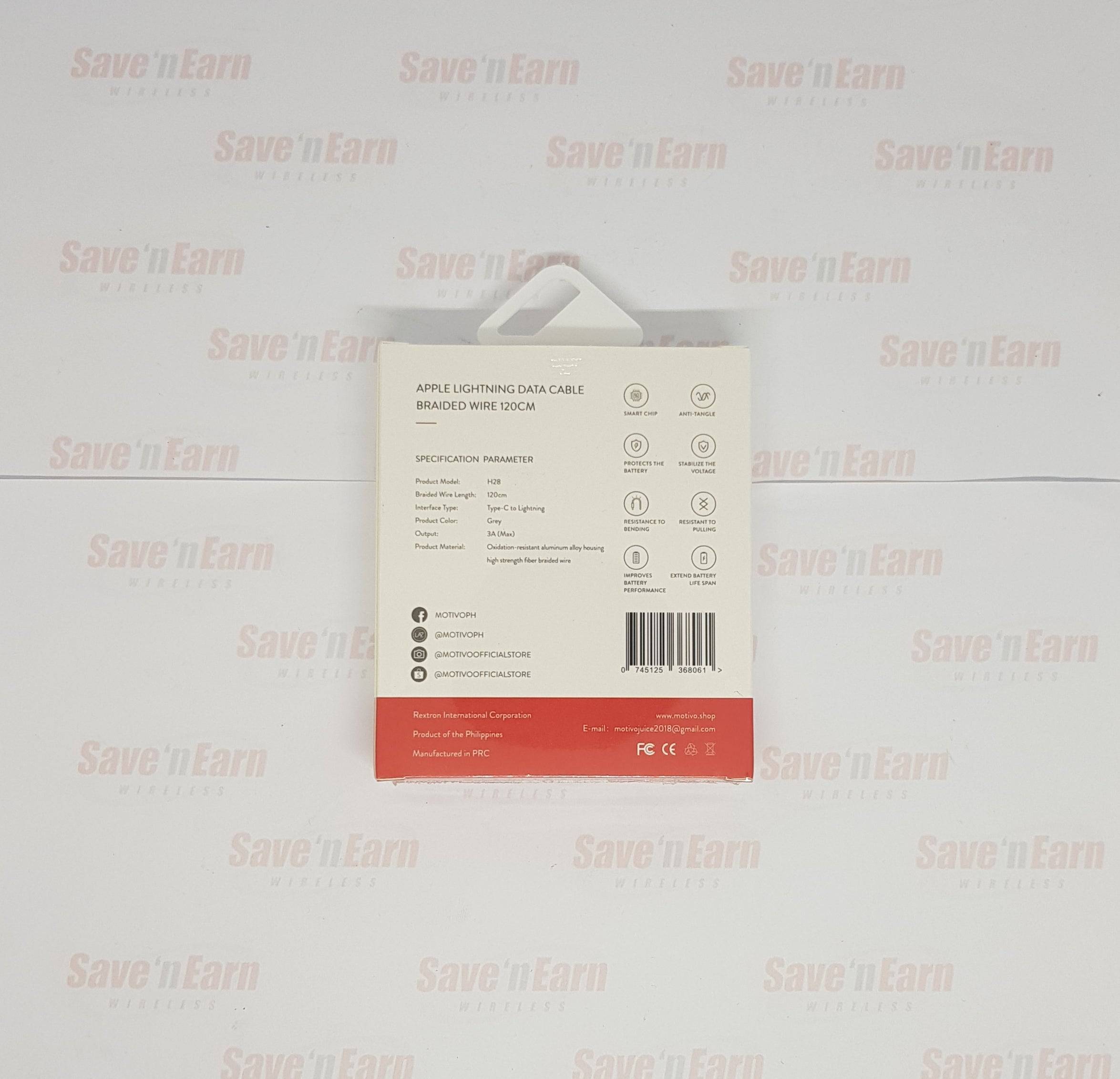 Motivo H28 Type C to Lightning 120cm Data Cable