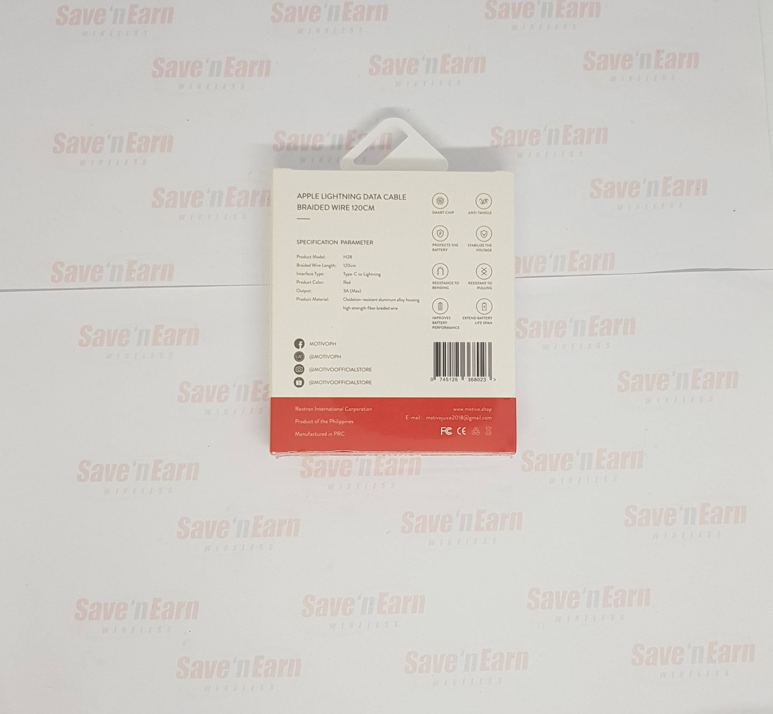 Motivo H28 Type C to Lightning 120cm Data Cable