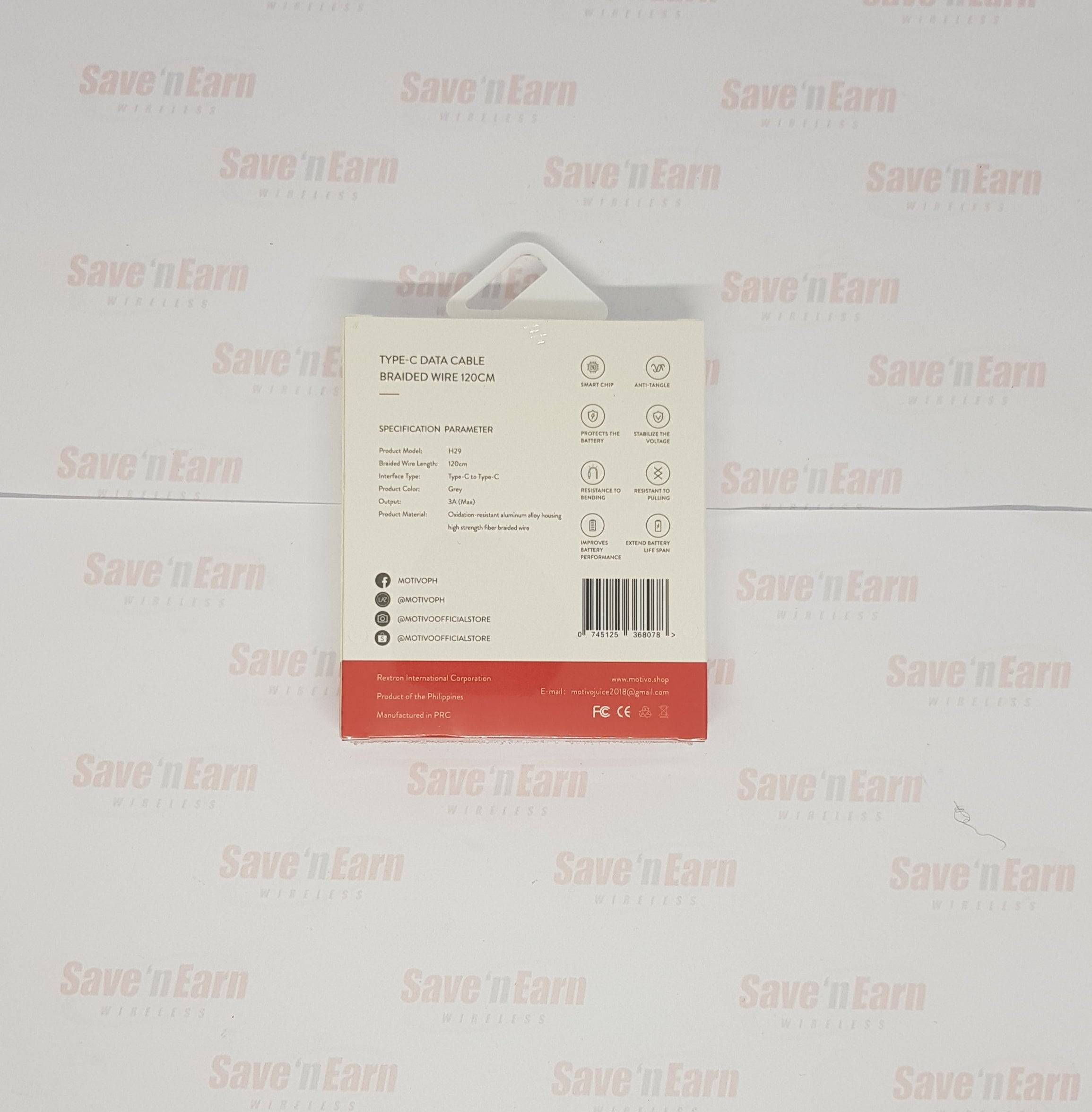 Motivo H29 Type-C To Type-C Fast Charging Data Cable