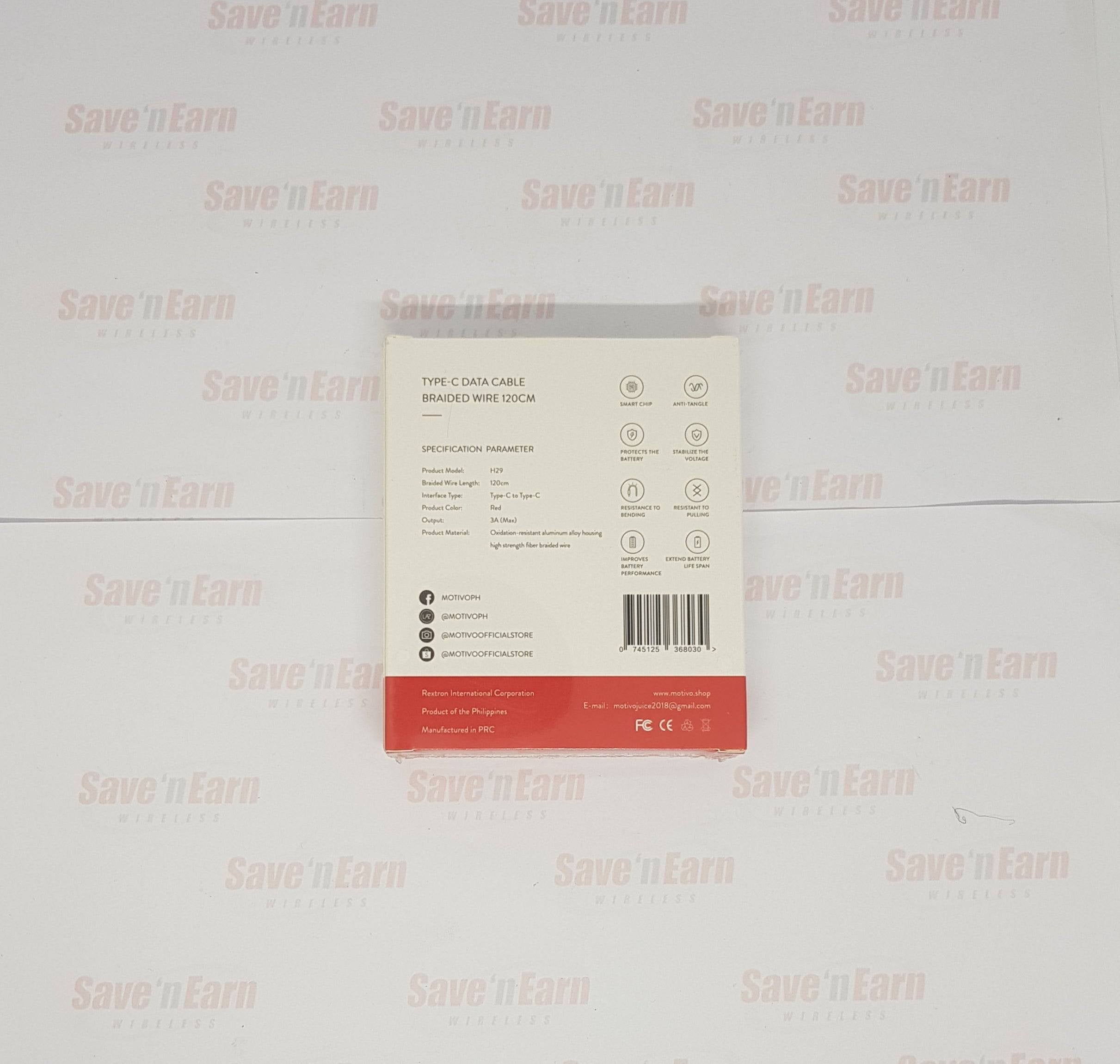 Motivo H29 Type-C To Type-C Fast Charging Data Cable