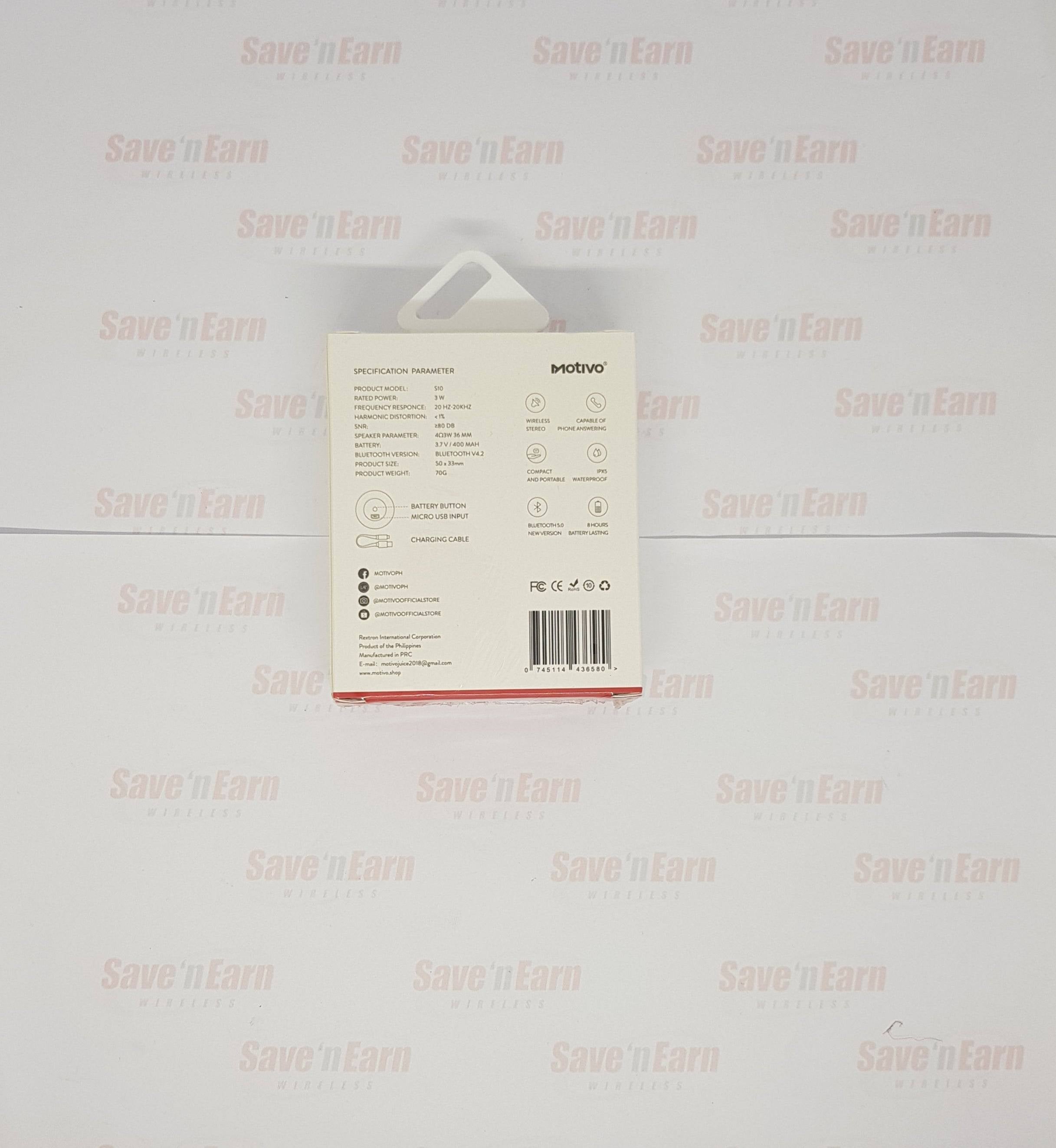 Motivo S10 Mini  Bluetooth Speaker