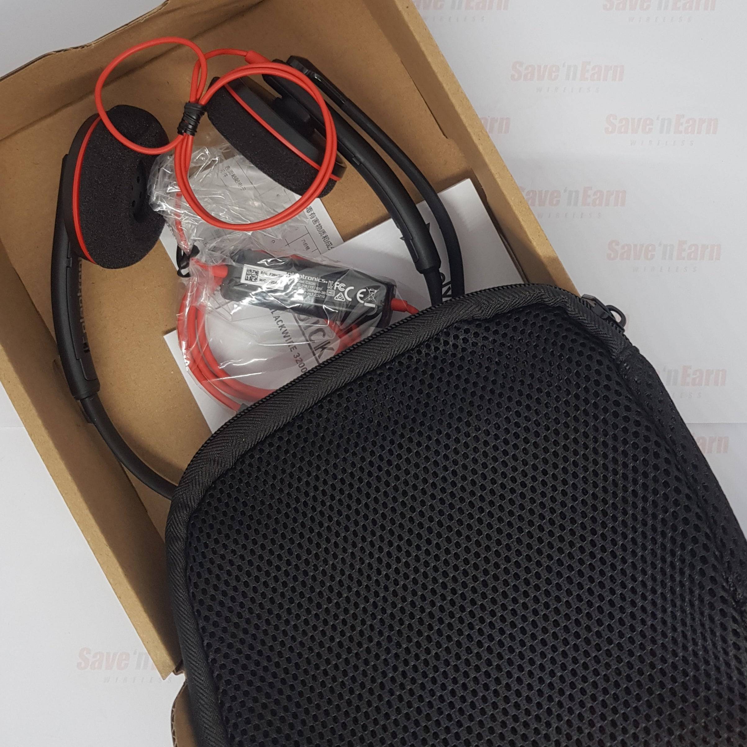 Poly Blackwire 3220 USB Headset / Noice Canceling Mic with Hi-Fi Audio