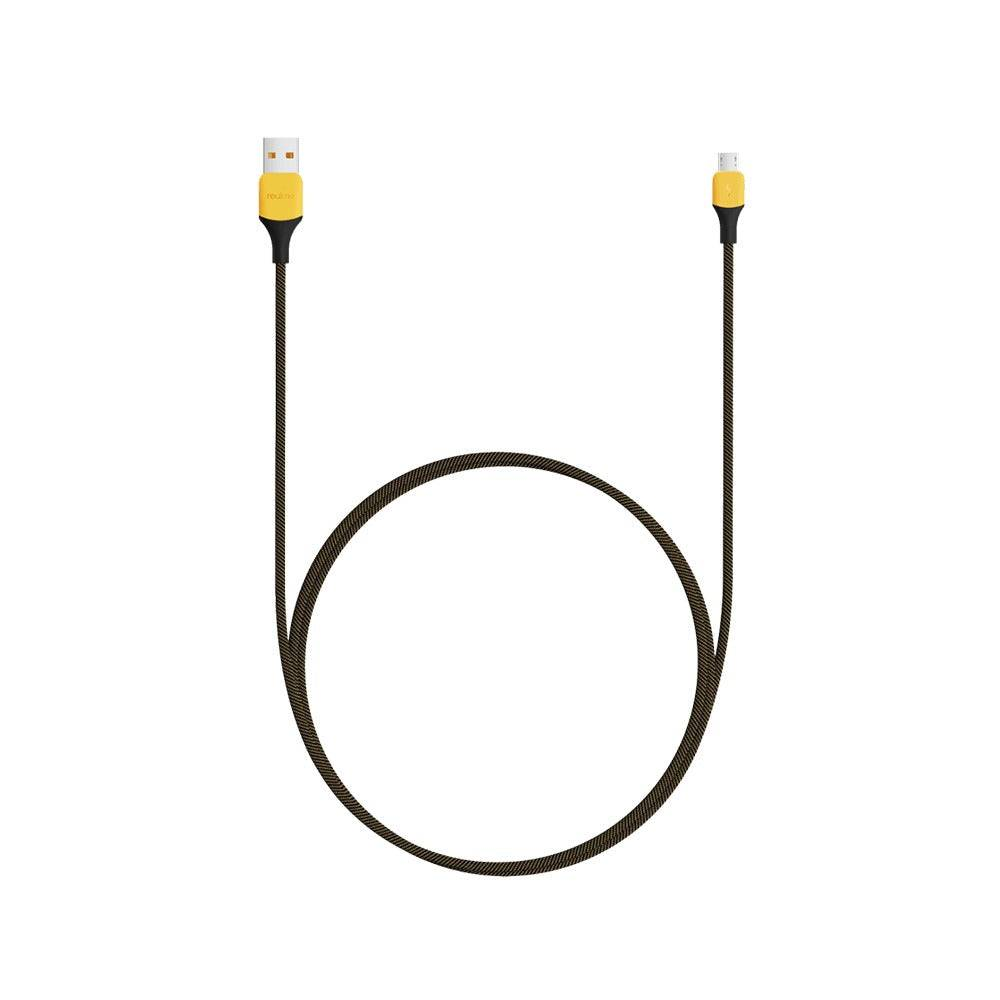 realme Fast Charge Micro-USB Cable (Black/Yellow)