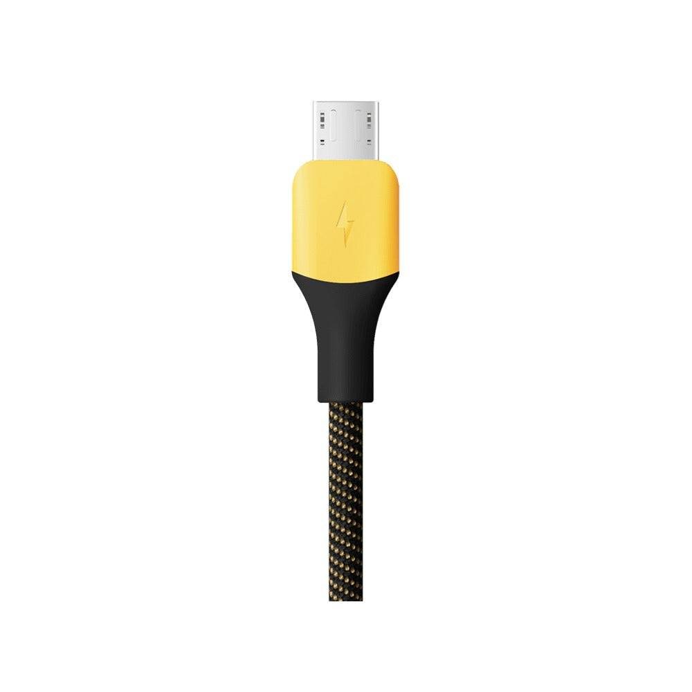 realme Fast Charge Micro-USB Cable (Black/Yellow)