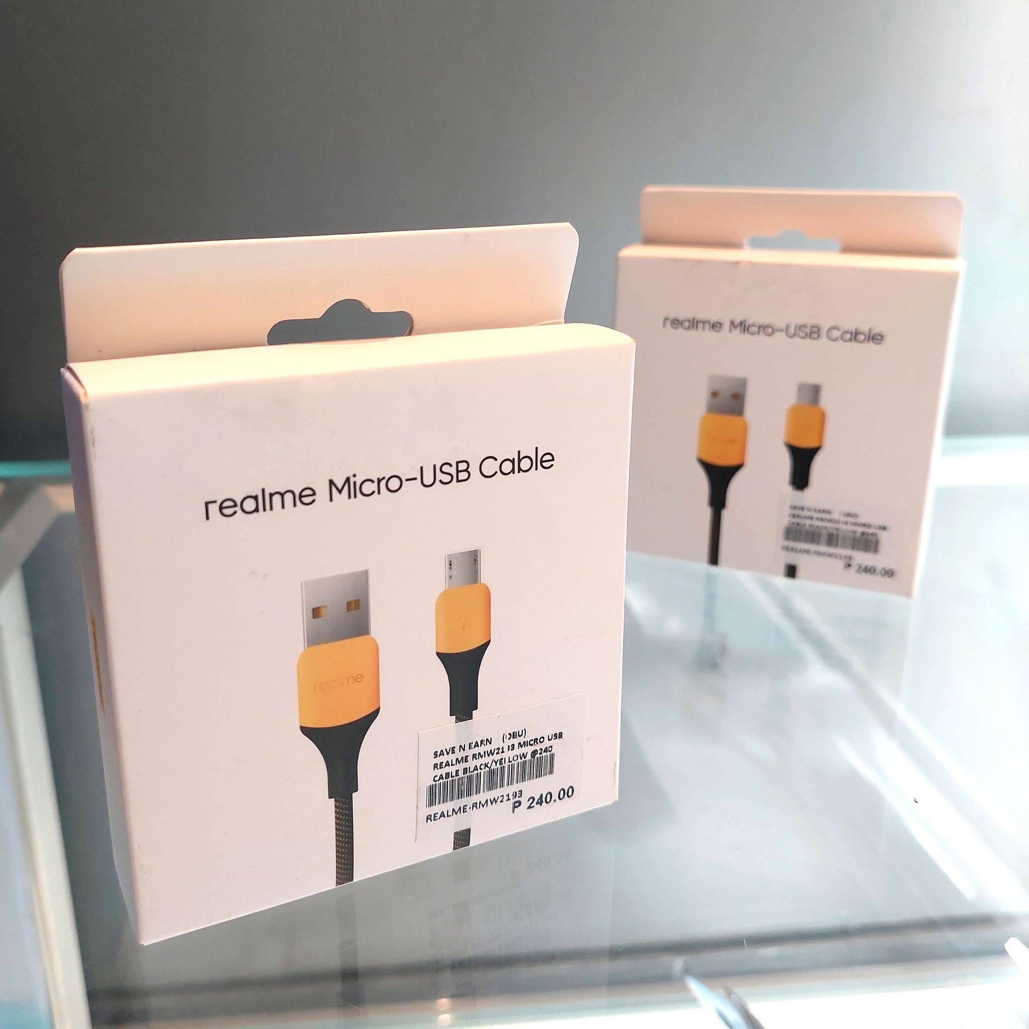 realme Fast Charge Micro-USB Cable (Black/Yellow)