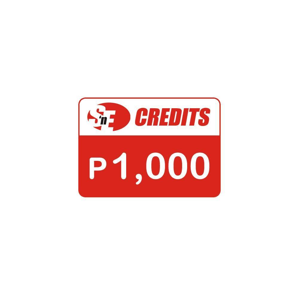 SNE Credits P1000 - Digital Card - Save 'N Earn Wireless